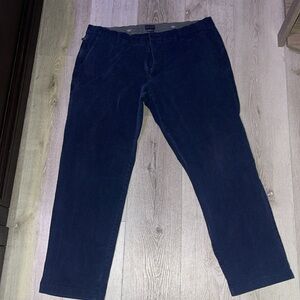 Dark blue male dockers straight fit